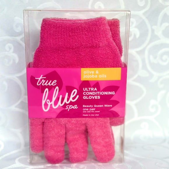 Bath and & Body Works True Blue Spa Ultra Conditioning Gel-lined Gloves - Picture 2 of 5